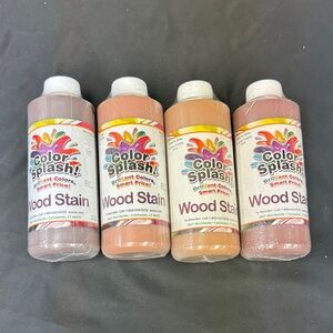 Color Splash Wood Stain Collection with Walnut, Maple, Oak and Cherry colors 4